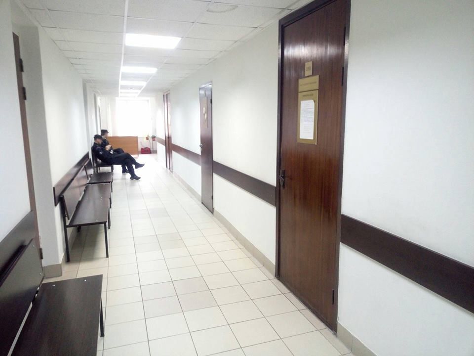 empty corridor, 25 October 2017