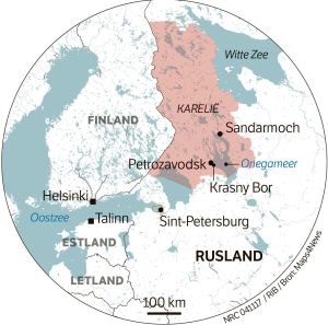 Map of Karelia, White Sea (NRC)