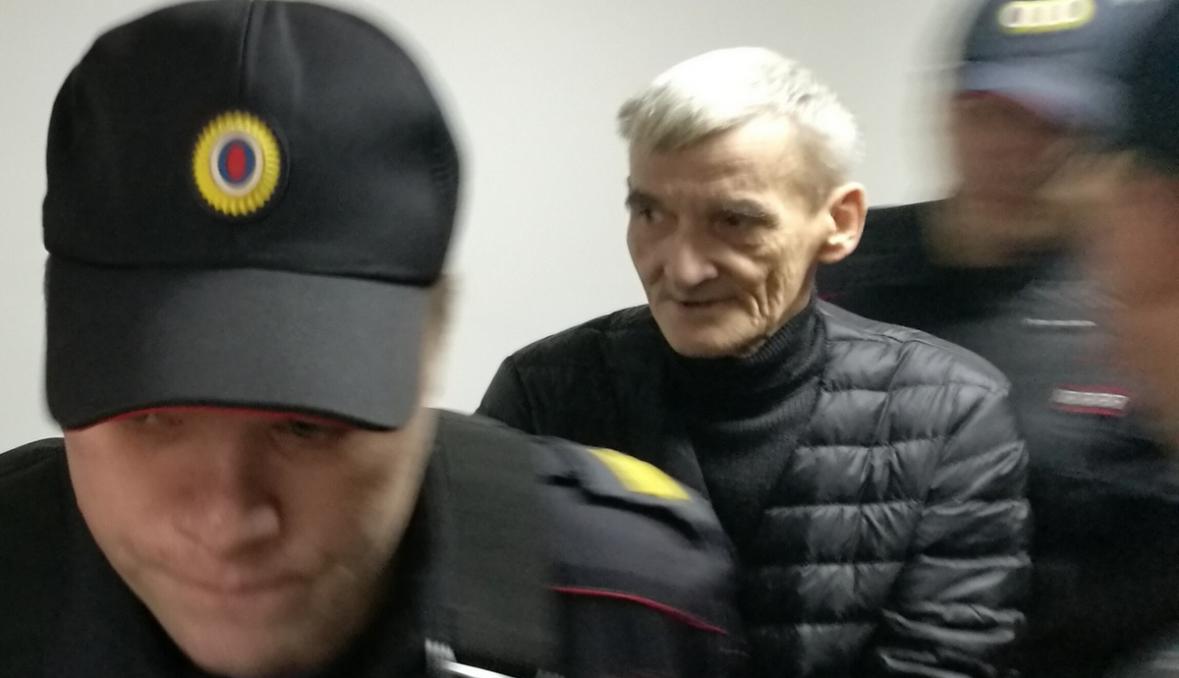 Dmitriev in court, 27 Oct 2018